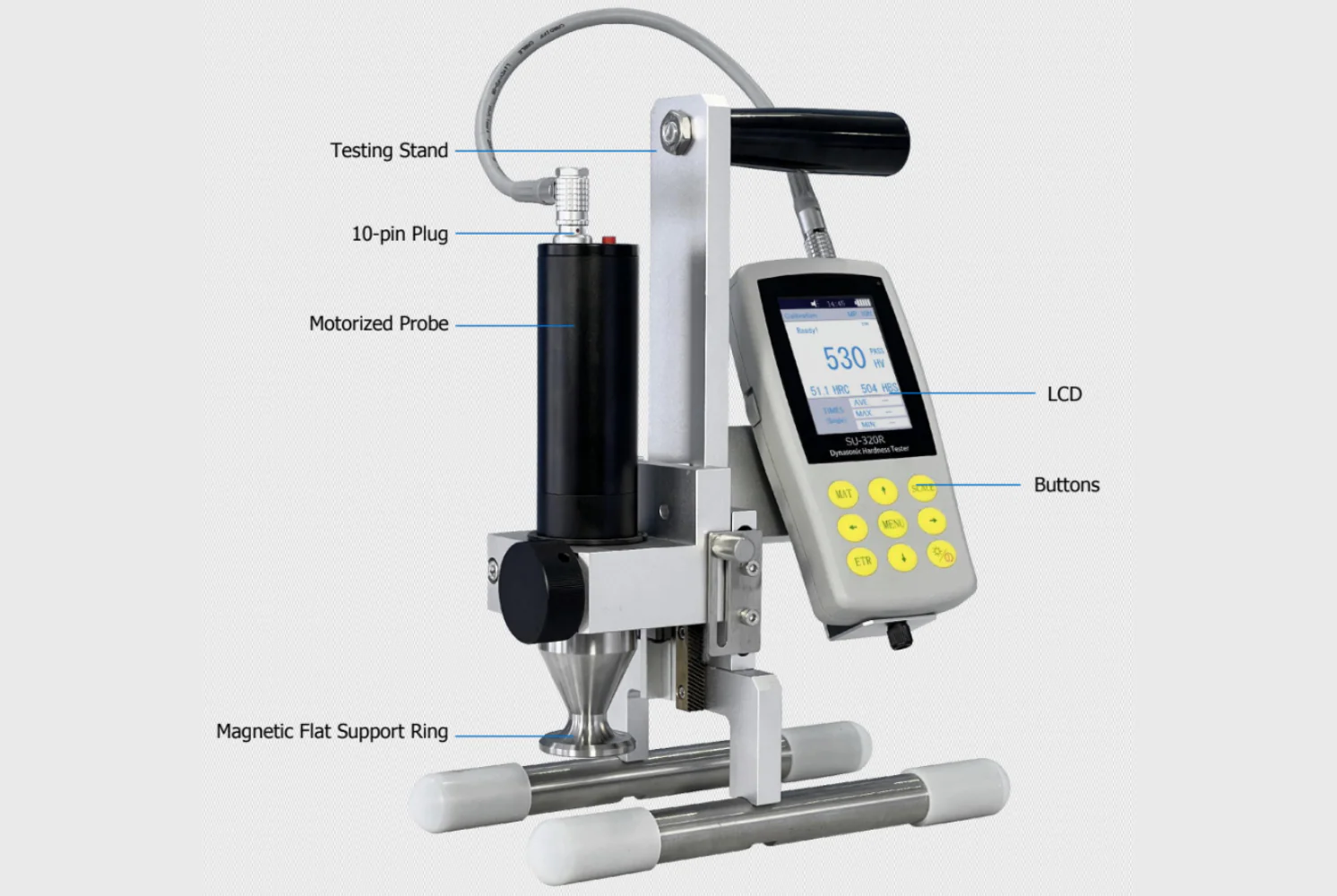 Roller Ultrasonic Hardness Tester UCI-3200R - Image 3